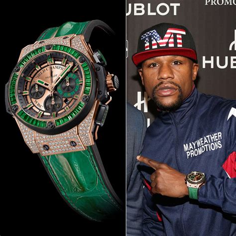 Luxury wrist watches from Floyd Mayweather and Conor 